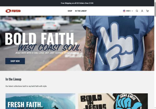 FIVE2 | Christian Apparel & Streetwear capture - 2025-05-24 03:08:47