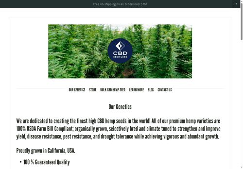 CBD Seed Labs capture - 2025-05-24 03:49:27