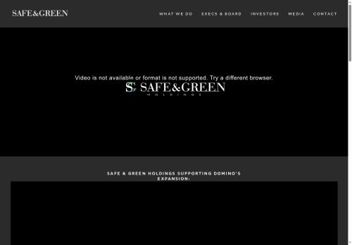 Safe & Green Holdings Corp capture - 2025-05-24 03:49:27