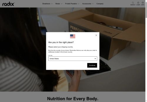 Radix Nutrition AU capture - 2025-05-24 03:51:34