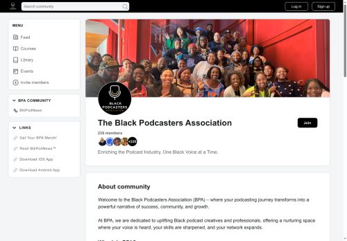 The Black Podcasters Association capture - 2025-05-24 04:14:08