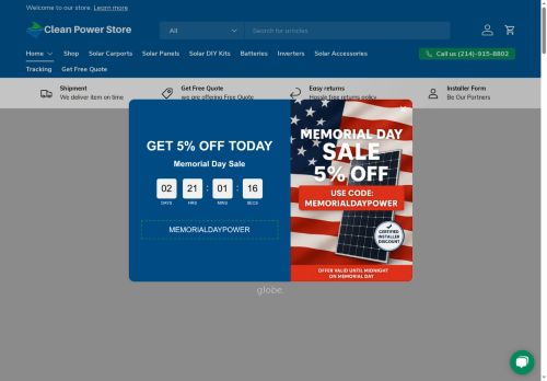 Clean Power Store capture - 2025-05-24 04:30:27