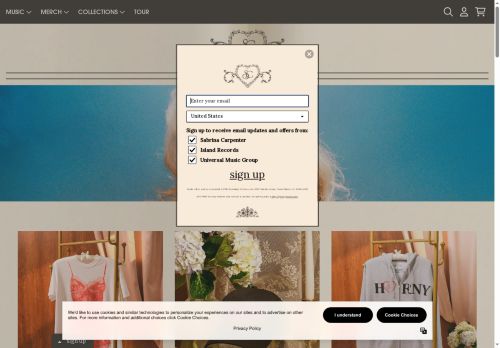 Sabrina Carpenter Store capture - 2025-05-24 05:10:13