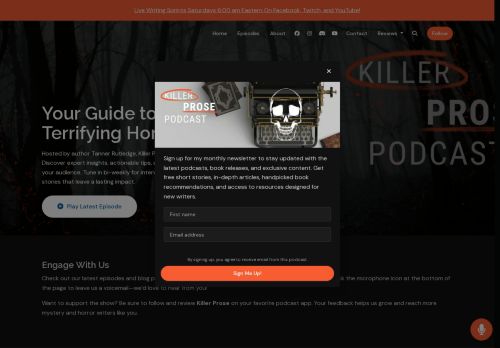 Killer Prose Podcast capture - 2025-05-24 05:43:28