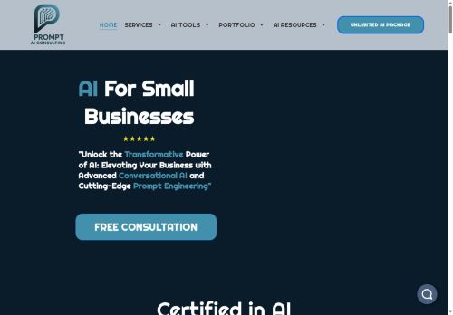 Prompt AI Consulting capture - 2025-05-24 05:50:39