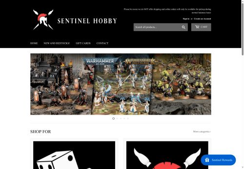 sentinelhobby.com capture - 2025-05-24 06:23:03