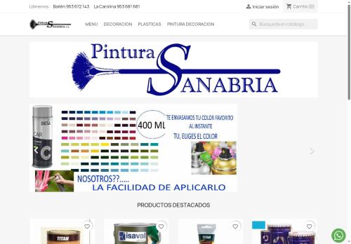 sanabriacolor.com capture - 2025-05-24 10:57:38