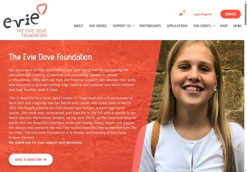 theeviedovefoundation.org capture - 2025-05-24 11:11:50