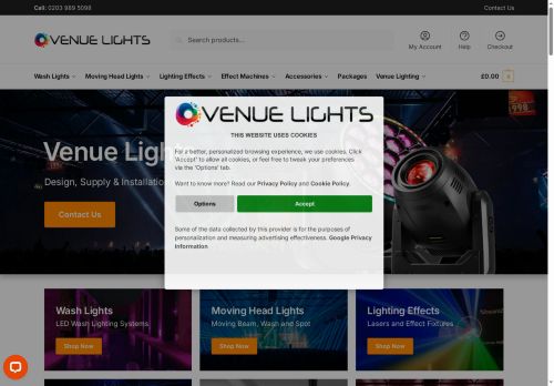 venuelights.co.uk capture - 2025-05-24 11:43:54