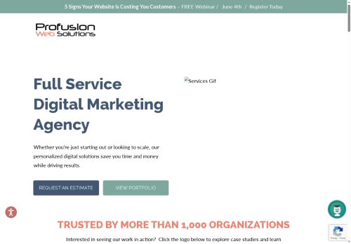 ProFusion Web Solutions capture - 2025-05-24 16:09:17