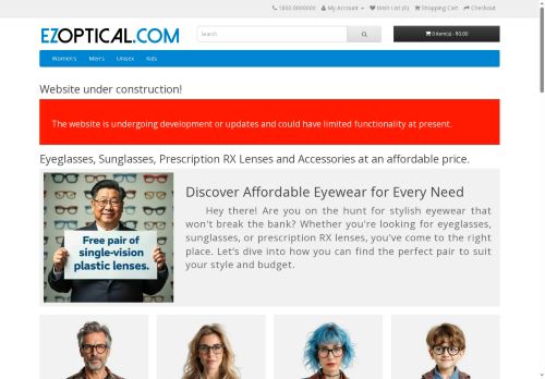 ezoptical.com capture - 2025-05-24 19:07:48