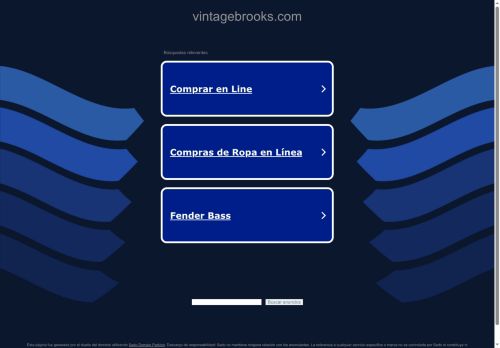 vintagebrooks.com capture - 2025-05-24 19:25:15