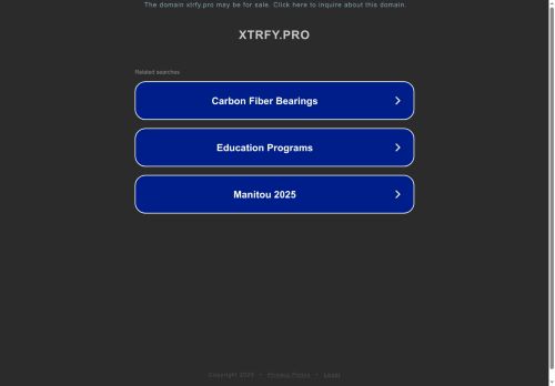 xtrfy.pro capture - 2025-05-24 20:52:04