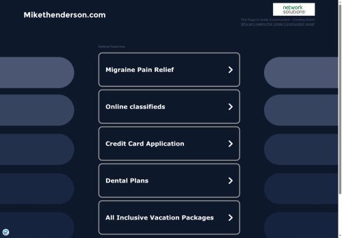 mikethenderson.com capture - 2025-05-24 22:39:38