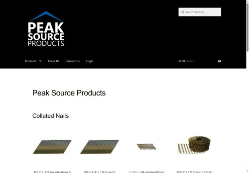 peaksourceproducts.com capture - 2025-05-24 23:38:18