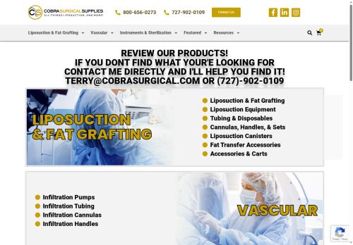 cobrasurgical.com capture - 2025-05-24 23:42:44