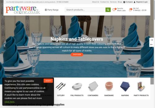 partywareonline.co.uk capture - 2025-05-25 02:32:01