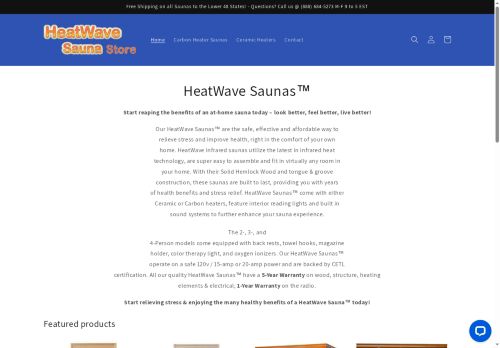 heatwavesaunastore.com capture - 2025-05-25 04:36:39