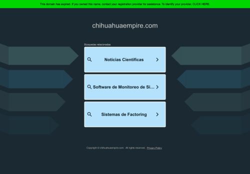 chihuahuaempire.com capture - 2025-05-25 05:20:19