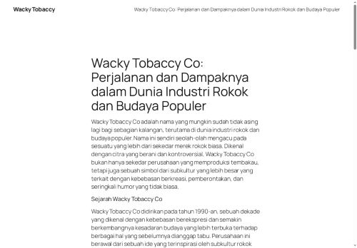 wackytobaccyco.com capture - 2025-05-25 05:55:21