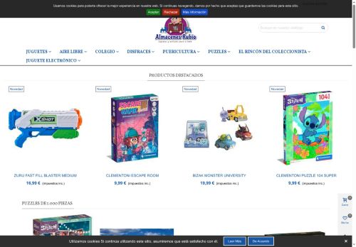 almacenesrubio.net capture - 2025-05-25 06:14:23