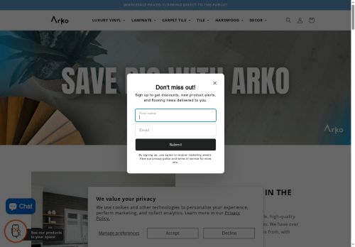 arkoflooring.com capture - 2025-05-26 04:54:53