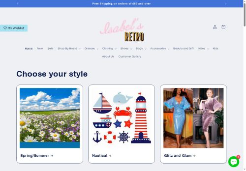 isabelsretro.co.uk capture - 2025-05-26 05:06:49