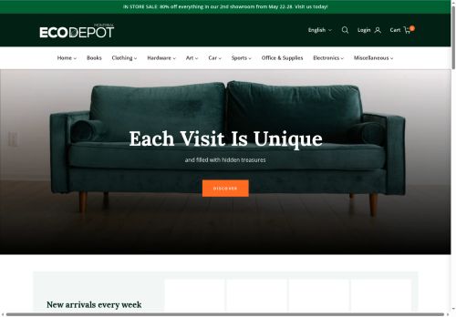 ecodepotmontreal.com capture - 2025-05-26 05:35:01