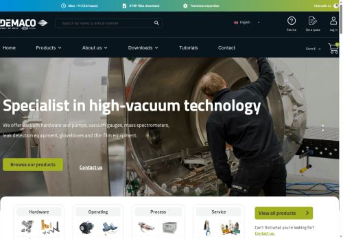 demaco-vacuum.com capture - 2025-05-26 06:37:27