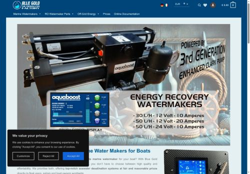 bluegold-watermakers.com capture - 2025-05-26 08:08:49