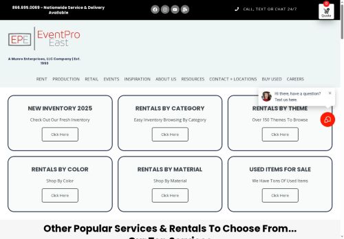 eventproeast.com capture - 2025-05-26 09:39:00