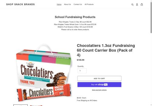 shopsnackbrands.com capture - 2025-05-26 09:46:44