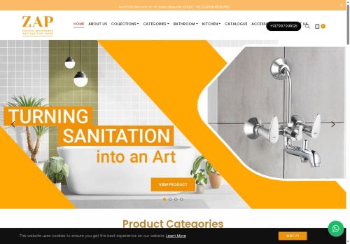 zapbathfittings.com capture - 2025-05-26 10:17:38