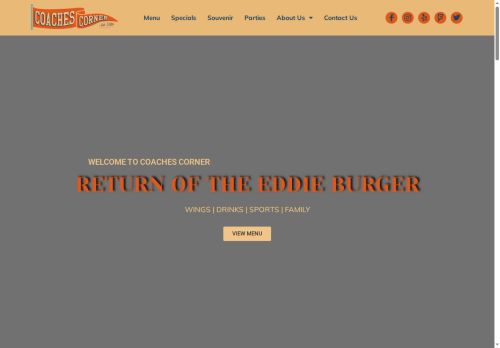 coachescornersportsbarandgrill.com capture - 2025-05-26 10:38:25