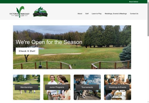 victoriaparkgolf.com capture - 2025-05-26 10:52:58