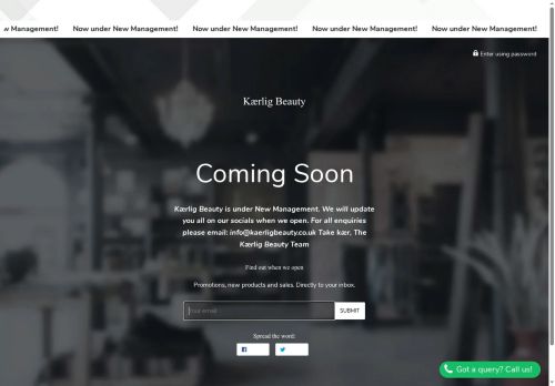 kaerligbeauty.co.uk capture - 2025-05-26 12:36:33