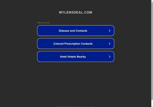 mylensdeal.com capture - 2025-05-26 13:01:41