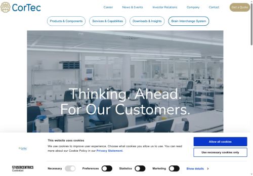 cortec-neuro.com capture - 2025-05-26 13:57:38