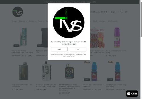 myvapourstore.co.uk capture - 2025-05-26 14:14:24