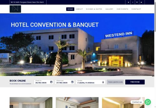 hotelwestendinn.com capture - 2025-05-26 20:41:13