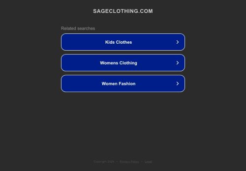 Sage Clothing Company capture - 2025-05-26 21:19:56