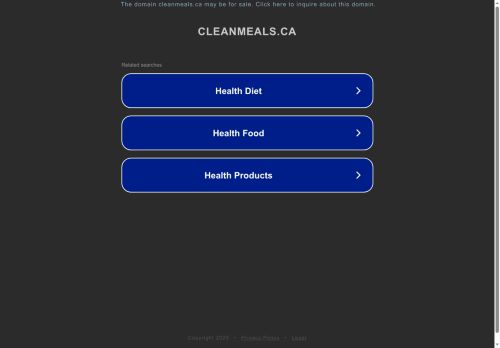 Clean Meals capture - 2025-05-27 00:03:42