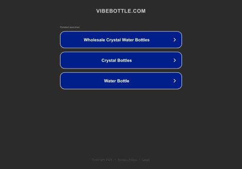 Vibe Bottle capture - 2025-05-27 07:28:16