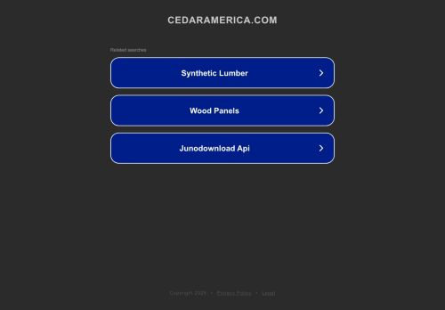 Cedar America capture - 2025-05-27 09:30:26