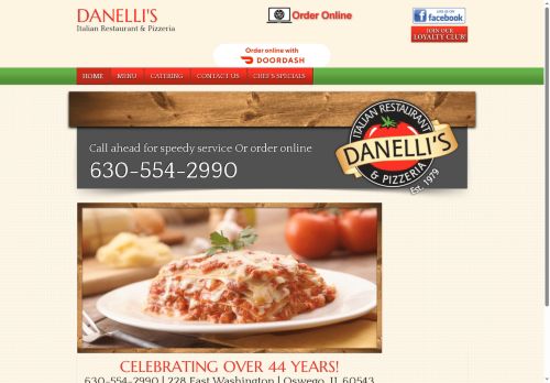 Danelli's Italian Restaurant & Pizzeria capture - 2025-05-27 17:25:52