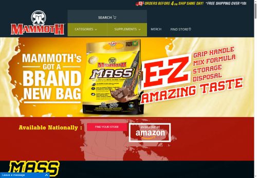 Mammoth Supplements capture - 2025-05-28 05:00:58