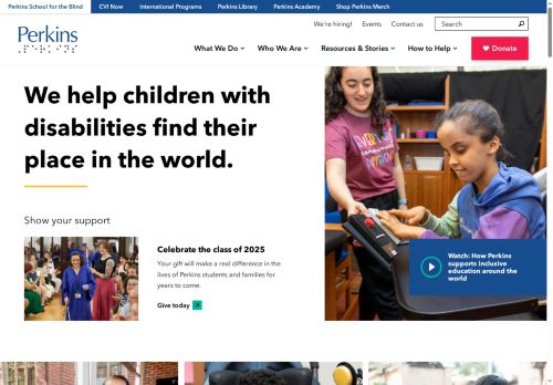 Perkins School For The Blind capture - 2025-05-28 08:26:21