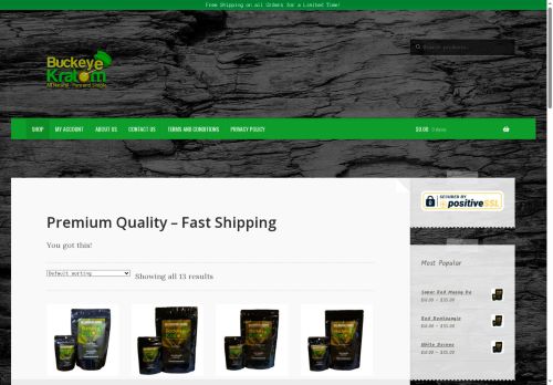 buckeyekratom.com capture - 2025-05-28 10:48:15