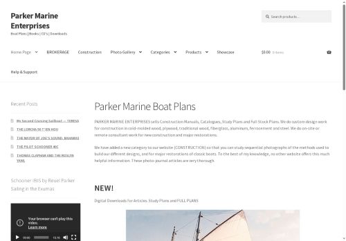 parker-marine.com capture - 2025-05-28 13:24:51