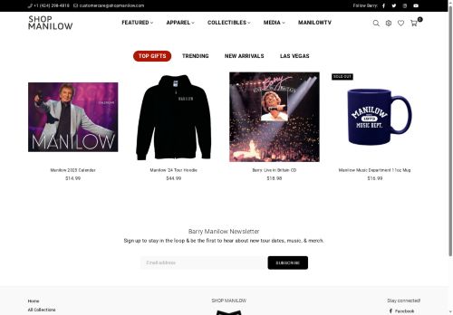 shopmanilow.com capture - 2025-05-28 15:40:39